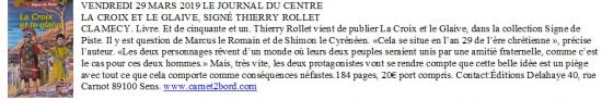 Article sur la croix et le glaive jdc